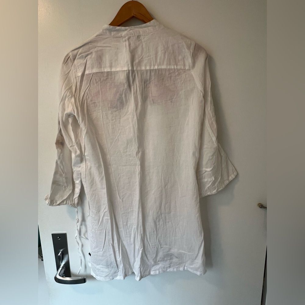 Embroidered Cotton Beach Cover up - Picture 7 of 8